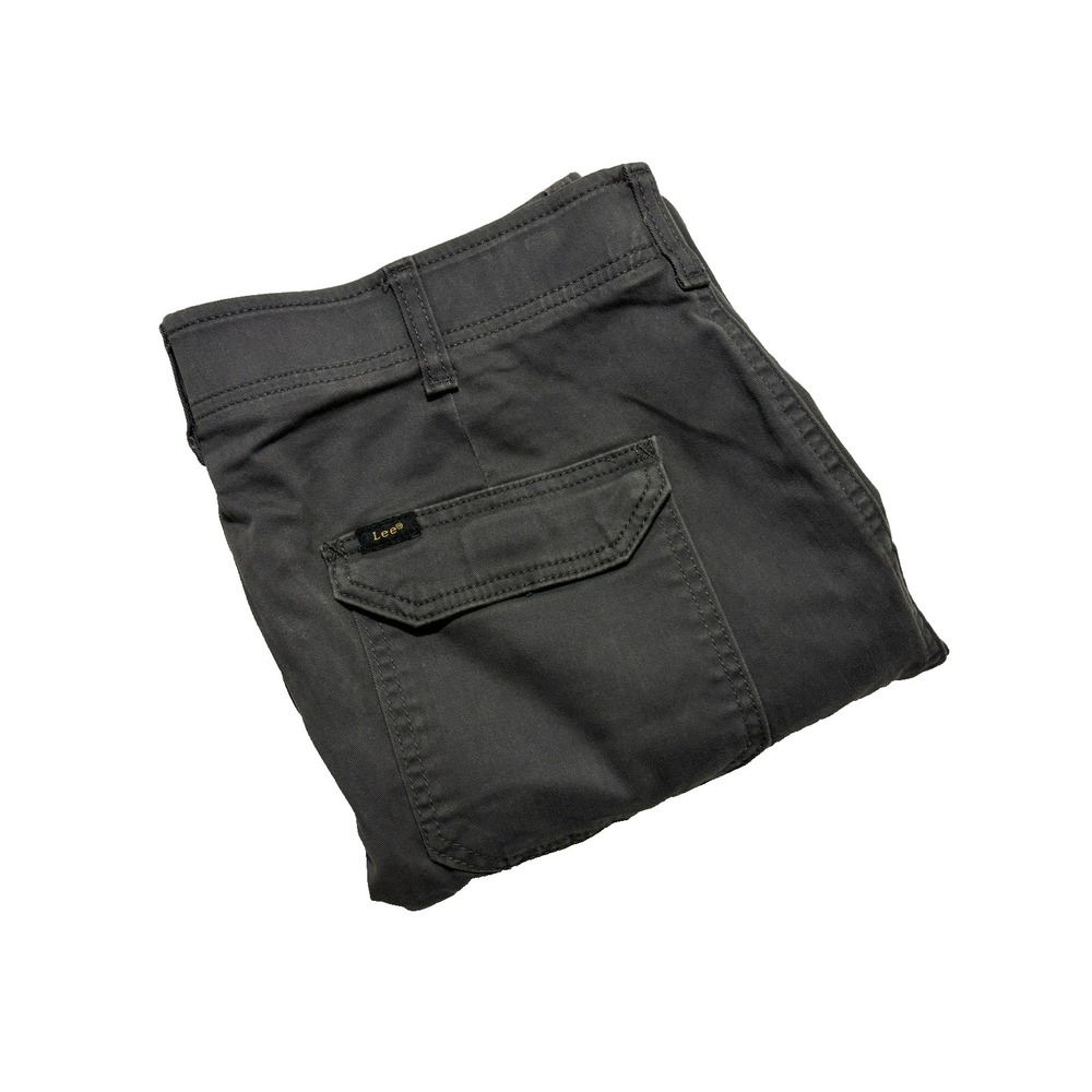 Lee Pants Mens 34x34 Gray Extreme‎ Comfort MVP Cargo Utility Straight Relax Fit